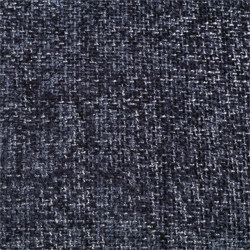 Meridian Furniture Bale Navy Chenille Fabric Modular Armless Chair