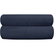 Meridian Furniture Bale Navy Chenille Fabric Modular Armless Chair