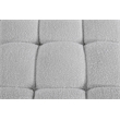 Meridian Furniture Ames Grey Boucle Fabric Corner