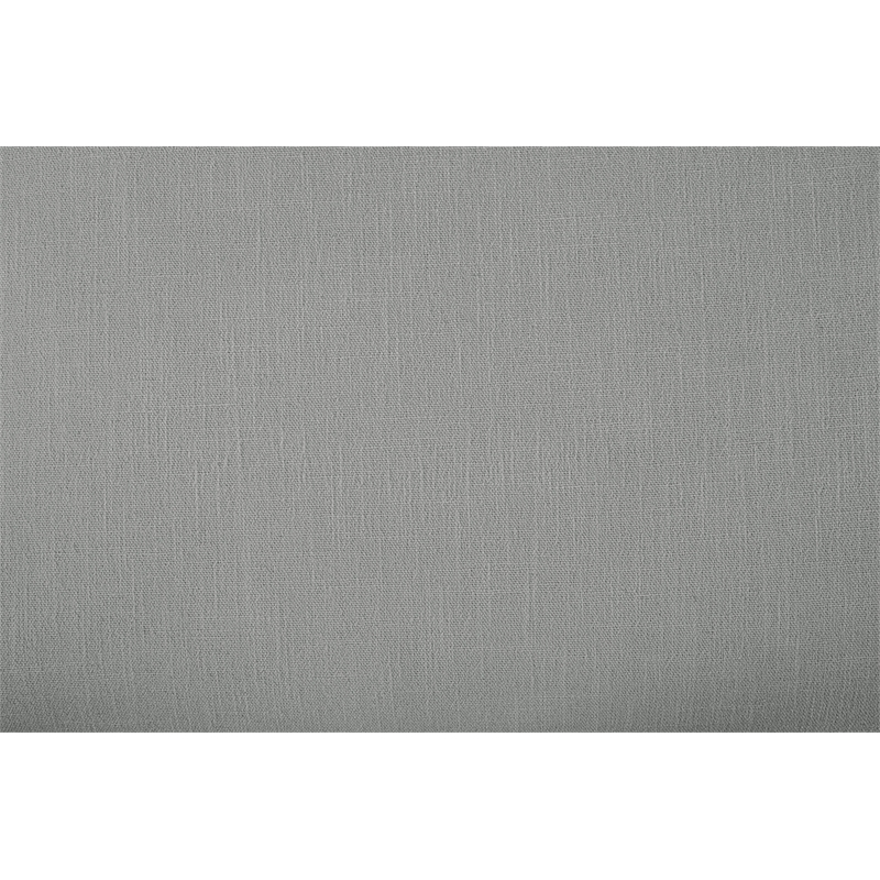 Meridian Furniture Johanna Grey Linen Textured Fabric 3pc. Sectional