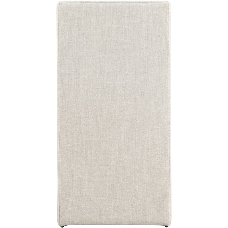Meridian Furniture Benson Beige Linen Textured Fabric Dining Chair (Set of 2)