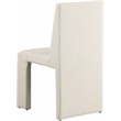 Meridian Furniture Benson Beige Linen Textured Fabric Dining Chair (Set of 2)