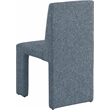 Meridian Furniture Benson Blue Linen Textured Fabric Dining Chair (Set of 2)