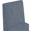Meridian Furniture Benson Blue Linen Textured Fabric Dining Chair (Set of 2)