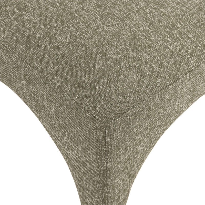 Meridian Furniture Gramercy Green Linen Textured Fabric Dining Chair (Set of 2)