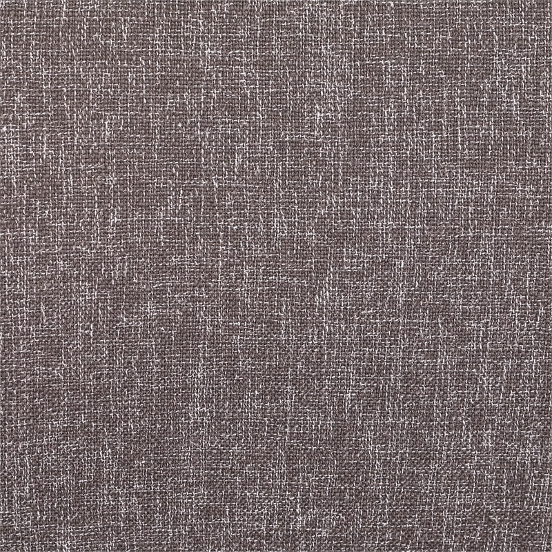 Meridian Furniture Gramercy Brown Linen Textured Fabric Stool
