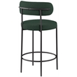 Meridian Furniture Beacon Green Boucle Fabric Stool (Set of 2)
