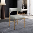 Meridian Furniture Rivage Grey Linen Textured Fabric Dining Chair (Set of 2)