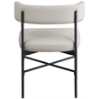 Meridian Furniture Rivage Beige Linen Textured Fabric Dining Chair (Set of 2)