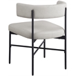 Meridian Furniture Rivage Beige Linen Textured Fabric Dining Chair (Set of 2)