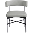 Meridian Furniture Rivage Grey Linen Textured Fabric Dining Chair (Set of 2)