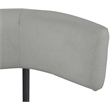 Meridian Furniture Rivage Grey Linen Textured Fabric Dining Chair (Set of 2)