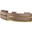Meridian Furniture Belsa Brown Velvet 2pc. Sectional