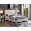Meridian Furniture Penny Beige Fabric Full Bed