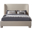 Meridian Furniture Penny Beige Fabric King Bed