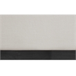 Meridian Furniture Flynn Beige Linen Textured Fabric Full Bed