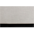 Meridian Furniture Flynn Beige Linen Textured Fabric Twin Bed
