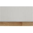Meridian Furniture Flynn Cream Linen Textured Fabric Queen Bed