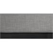 Meridian Furniture Logan Grey Linen Textured Fabric King Bed
