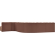Meridian Furniture Arc Cognac Vegan Leather Modular Sectional