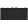 Meridian Furniture Arc Black Boucle Fabric Modular Sectional