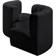 Meridian Furniture Arc Black Vegan Leather Modular Sectional