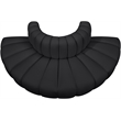Meridian Furniture Arc Black Vegan Leather Modular Sectional