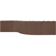 Meridian Furniture Arc Brown Vegan Leather Modular Sectional
