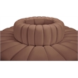 Meridian Furniture Arc Cognac Vegan Leather Modular Sectional
