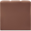 Meridian Furniture Arc Cognac Vegan Leather Straight Chair