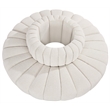 Meridian Furniture Arc Cream Boucle Fabric Modular Sectional