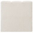 Meridian Furniture Arc Cream Boucle Fabric Straight Chair