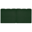 Meridian Furniture Arc Green Boucle Fabric Modular Sectional