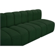 Meridian Furniture Arc Green Boucle Fabric Modular Sectional
