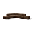 Meridian Furniture Arc Brown Velvet Modular Sectional