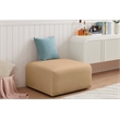Meridian Furniture Arc Camel Velvet Ottoman