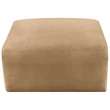 Meridian Furniture Arc Camel Velvet Ottoman