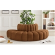 Meridian Furniture Arc Saddle Velvet Modular Sectional
