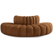 Meridian Furniture Arc Saddle Velvet Modular Sectional