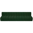 Meridian Furniture Arc Green Boucle Fabric Modular Sectional