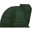 Meridian Furniture Arc Green Boucle Fabric Modular Sectional