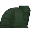 Meridian Furniture Arc Green Boucle Fabric Modular Sectional