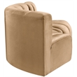 Meridian Furniture Arc Camel Velvet Modular Sectional
