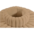 Meridian Furniture Arc Camel Velvet Modular Sectional