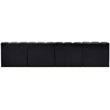 Meridian Furniture Arc Black Velvet Modular Sectional