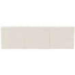 Meridian Furniture Arc Cream Velvet Modular Sectional