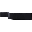 Meridian Furniture Arc Black Velvet Modular Sectional