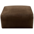 Meridian Furniture Arc Brown Velvet Ottoman