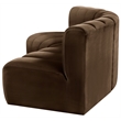 Meridian Furniture Arc Brown Velvet Modular Sectional