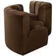 Meridian Furniture Arc Brown Velvet Modular Sectional